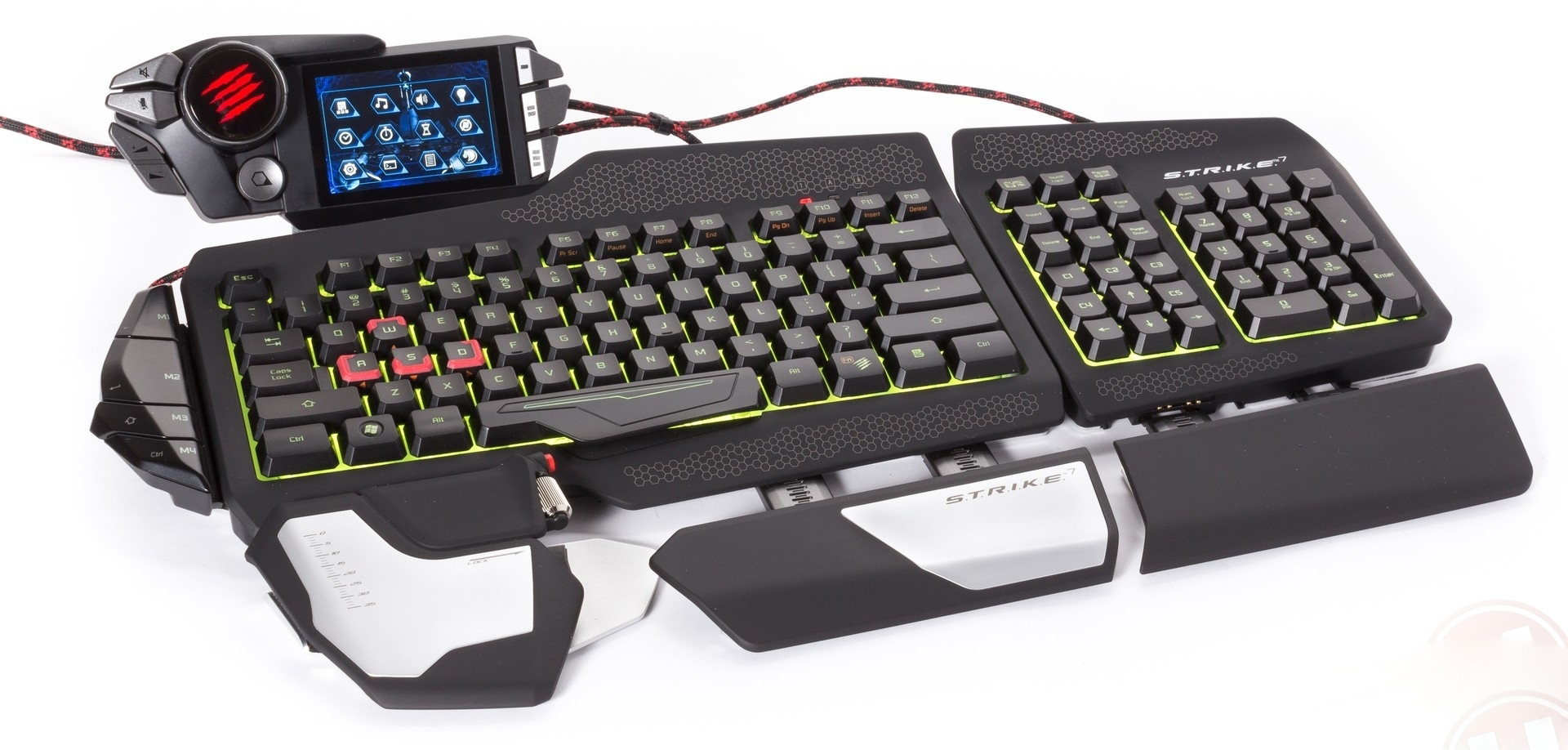 Дорогие игровые клавиатуры. Клавиатура Mad Catz s.t.r.i.k.e.7. Клавиатура Mad Catz Strike 7. Mad Catz v.7 Keyboard. Mad Catz Cyborg v.7.
