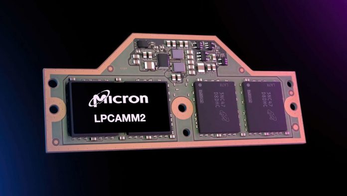 Micron LPDDR5X LPCAMM2