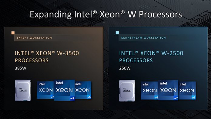 Intel Xeon W-3500 Xeon W-2500