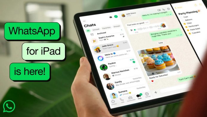 WhatsApp iPad