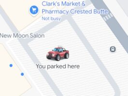 Google Maps iOS-da parkladığınız yeri artıq yadda saxlayacaq