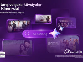 Azercell усовершенствовал приложение «Kinon» с помощью искусственного интеллекта Azercell
