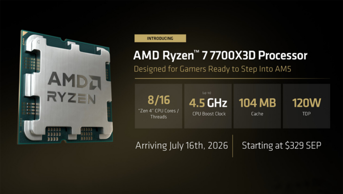 AMD Ryzen 7 7700X3D